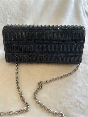 Inc International Concepts
Black Beaded Crossbody Clutch Hand
Bag